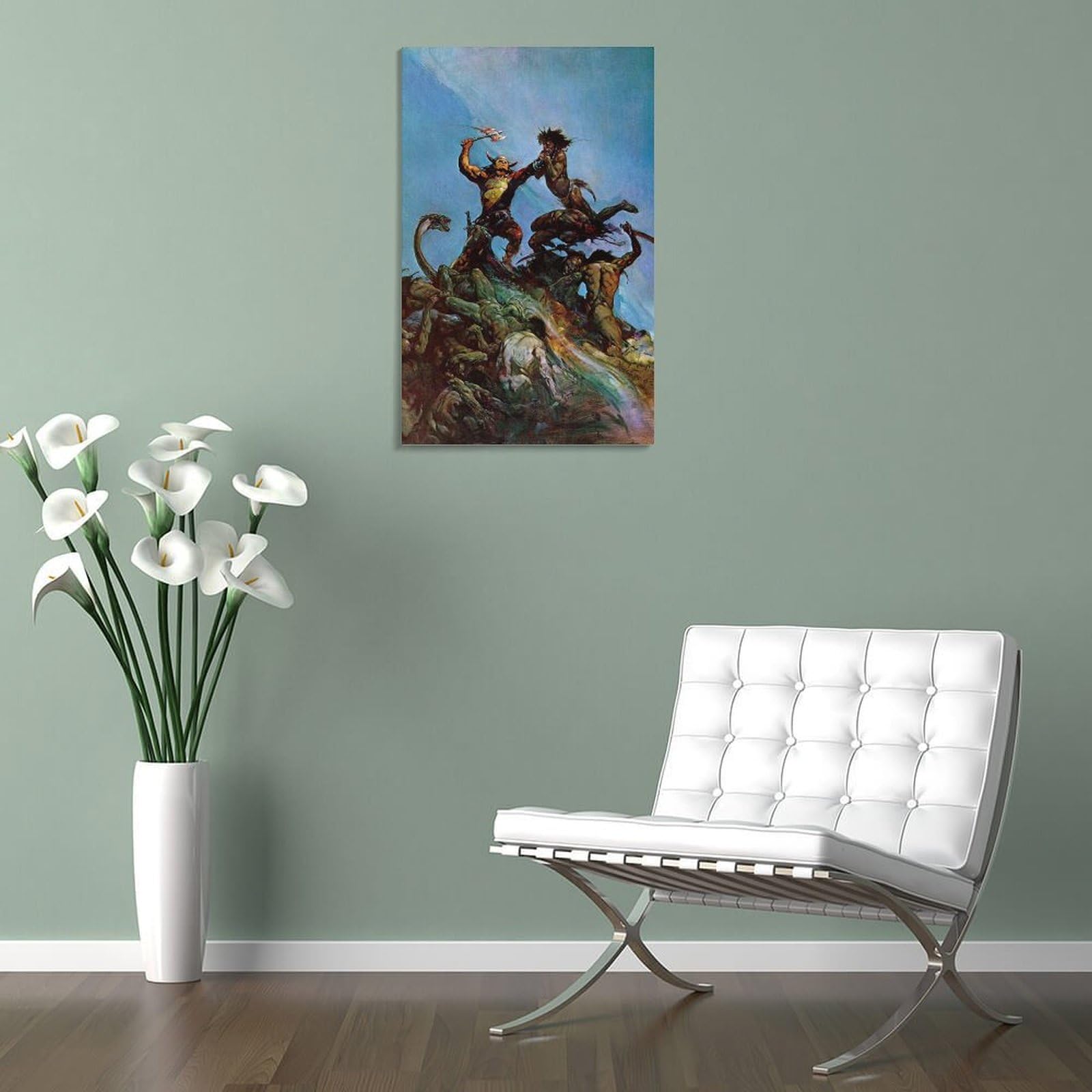 Amazon.com: Frank Frazetta Wall Art Prints Poster Spear Art Poster